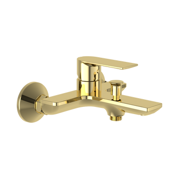 Glad bateria wannowo-prysznicowa, złoty połysk