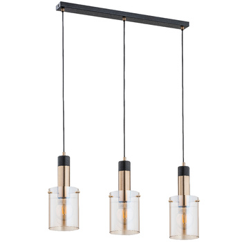 Listwa sufitowa BELLA 62168 z trzema ozdobnymi kloszami