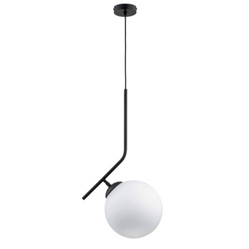 Wisząca lampa ze szklanym kloszem 61227 LIBERTY CZARNA