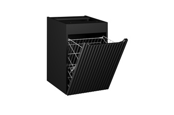 Szafka pod blat 40cm z koszem na pranie NOVA BLACK 81-40-1DK
