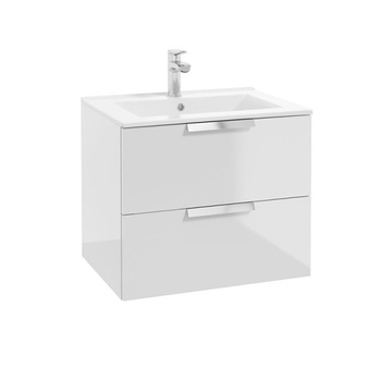 Komplet mebli szafka z umywalką 60cm i uchwytami – szafka z dwiema szufladami 001-D-06034