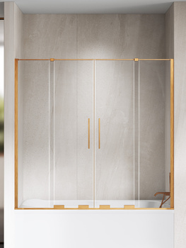 Parawan nawannowy 150x150 – Miedziany, szkło 8 mm (EXK-7811) | New Trendy