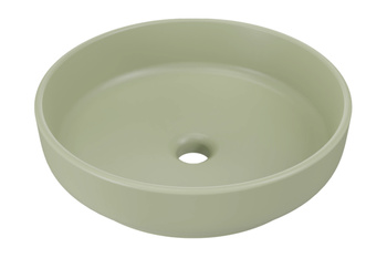 Umywalka nablatowa ceramiczna Zielony Mat 40cm RIVER 1 OLIVE GREEN MATT UN 40 ( E-6595 ) Comad