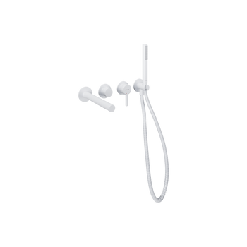 Pi Zestaw wannowo-prysznicowy podtynkowy, 2 funkcyjny, biały mat