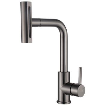 Rotaro - bateria zlewozmywakowa stojąca z wyciąganą wielofunkcyjną wylewką