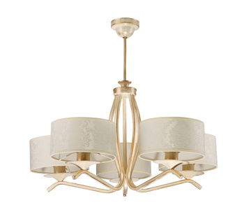 KASZMIR klasyczny żyrandol 5-ramienny ręcznie patynowany 1275