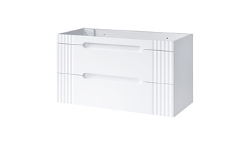 Comad szafka pod umywalkę 120cm 2 szuflady Biały – FIJI WHITE 82-120-D-2S
