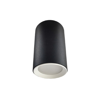 Tuba natynkowa Manacor 9 cm czarno - białe 1xGU10