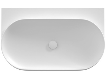 Ravak Umywalka ceramiczna Ravak YARD 80 cm bez otworu biały mat XJX0E080000