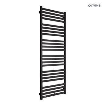Oltens Vanlig grzejnik łazienkowy 146x50 cm czarny mat 55009300