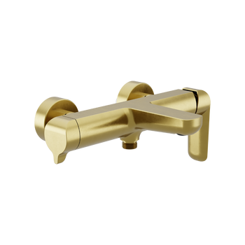 Clever 2.0 bateria wannowo-prysznicowa, złoty szczotkowany