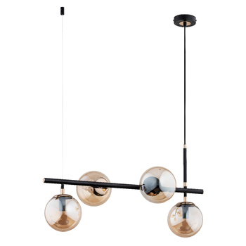 Modernistyczna listwa sufitowa FIORE 63039 z kloszami