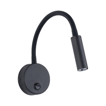 Elegancki kinkiet do sypialni czarny G9 5922