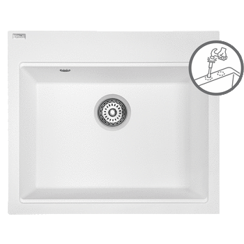 Tau - zlewozmywak 1-komorowy