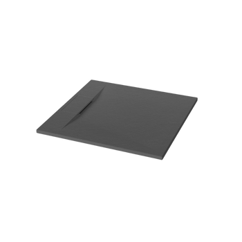 BRODZIK PRYSZNICOWY KWADRATOWY ALVERO INVENA TREND, 90X90 CM CZARNY