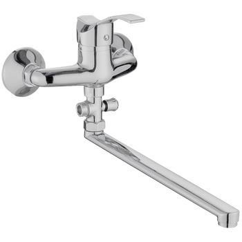 ARGO bateria wannowa ścienna z ruchomą wylewką bez zestawu natryskowego