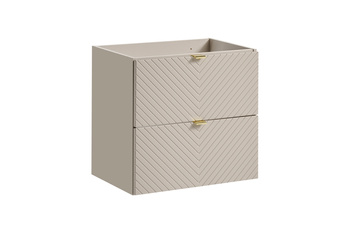 Szafka łazienkowa Comad 60cm 2 szuflady Kaszmirowy Mat – VIVA CASHMERE 82-60-2S