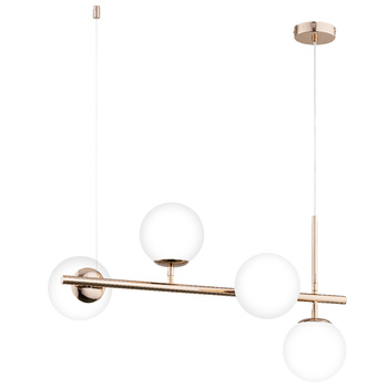 Wiszący żyrandol VINCI 63083 z czterema kloszami