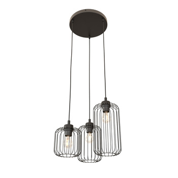 Lampa wisząca druciana koło 3xE27 Vander EMIBIG 1365/3PREM