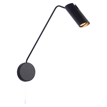 Kinkiet z wysięgnikiem Futuro czarny 1xGU10