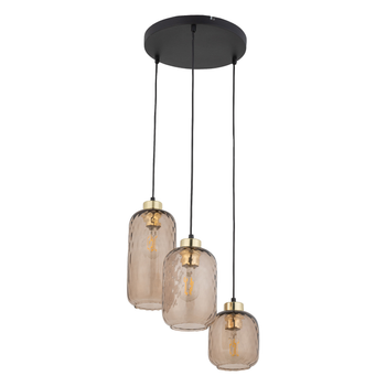 Lampa wisząca szkło dymione Pescara Koło 4576 TK Lighting
