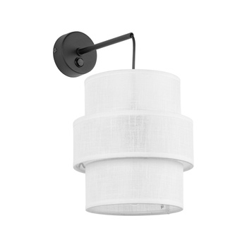 Kinkiet z białym abażurem 15W CALISTO 5956