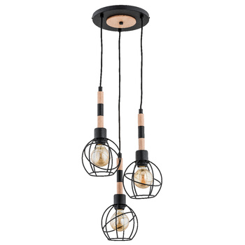 Asymetryczna lampa z trzema kloszami 61029 BILBAO