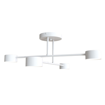 Lampa sufitowa nowoczesna Halo biała 4xGX53 EMIBIG 1356/4