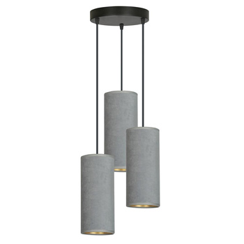 Lampa regulowana potrójna 25cm 3x60W szary/złoty 1060/3PREM 3 PREMIUM