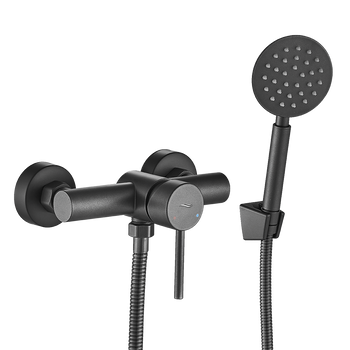 NOIA bateria natryskowa ścienna z zestawem natryskowym