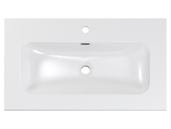 Umywalka meblowa jednokomorowa 80cm fly white gloss um 80-46 dp ( e-8073-80 )