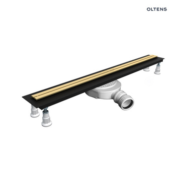 Oltens Langan Slim odpływ prysznicowy liniowy 70 cm złoto połysk/złoto szczotkowane 30010800
