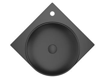 Ravak Umywalka ceramiczna Ravak YARD 45 cm C czarny mat XJX0D245000