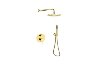 Zestaw prysznicowy podtynkowy Decco / Illusion I / Veo złoty