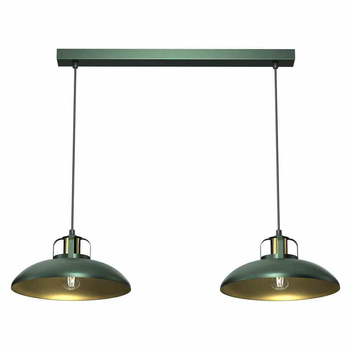 Lampa wisząca FELIX GREEN/GOLD 2xE27