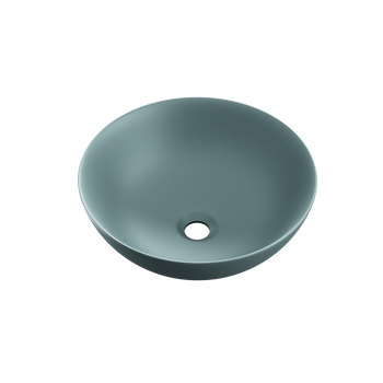 Luqa umywalka nablatowa 40 cm okrągła, mint blue mat