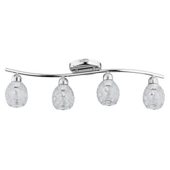 Lampa sufitowa chrom Koszyczki 4xE14