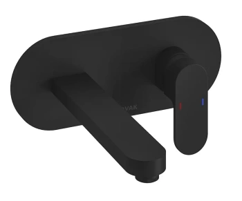 Ravak Bateria umywalkowa podtynkowa Ravak Chrome CR I 019.00BL.O1 z korpusem czarny mat X070430