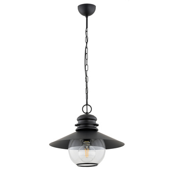Rozłożysta lampa wisząca HOLLY MIX 61341 z kloszem CZARNA