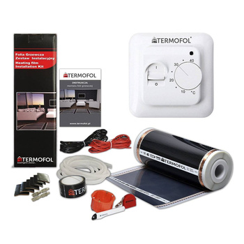 Zestaw folia grzewcza z termoregulatorem H3-60W 50cm 2,5m2 TF305.60.H3.25