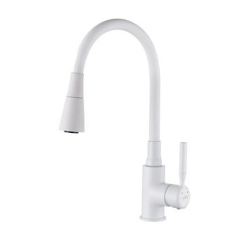 BATERIA ZLEW POGO PLUS Z RUCH, 2F WYL, BIAŁA