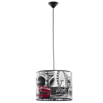 Lampa wisząca abażur London Londyn 1xE27