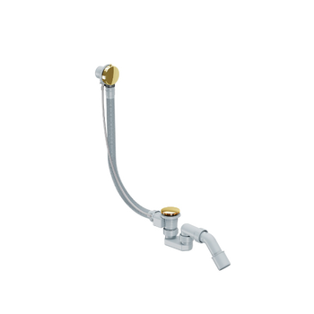 Simple 2.0 syfon wannowy automatyczny 80 cm, złoty połysk