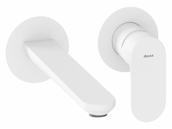 Ravak Bateria umywalkowa Ravak podtynkowa Eleganta EL 019.10WV do R-box dwuczęściowa biały mat X070255